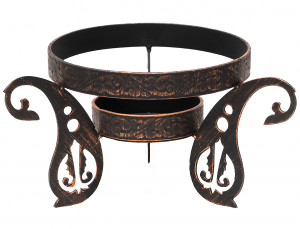 Садж чугунный 45 см + Подставка под садж "Султан"